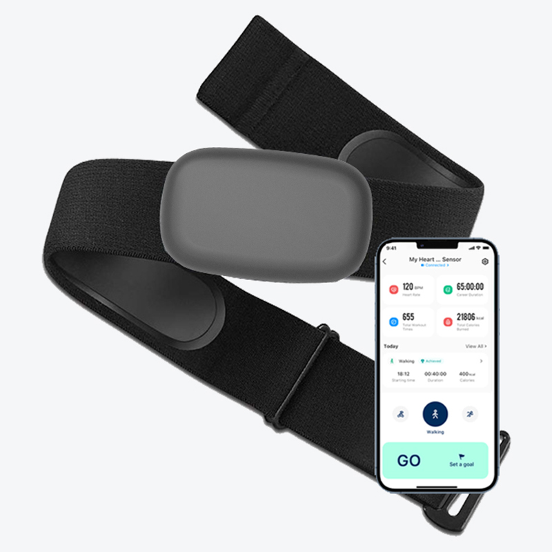 Heart Rate Strap Chest - FITCENT5.3 Khz Chest Heart Rate Monitor