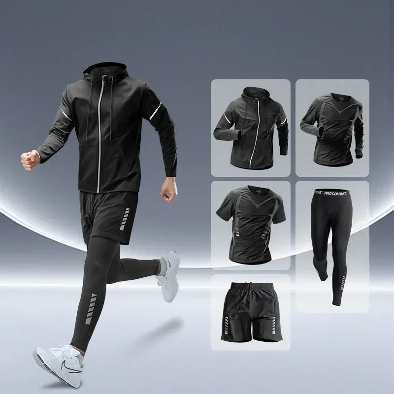 Men's Fitness Running Set Tigh - Running Gear Quick Dry ulasan dan harga
