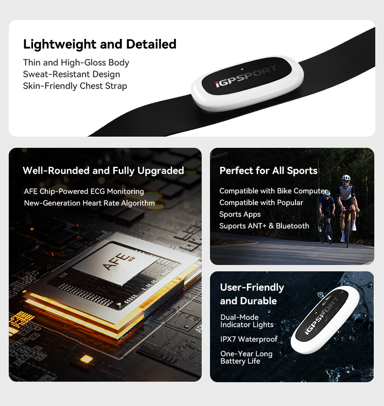 IGPSPORT HR50 Heart Rate Monit - Heart Rate Strap Chest ulasan dan harga