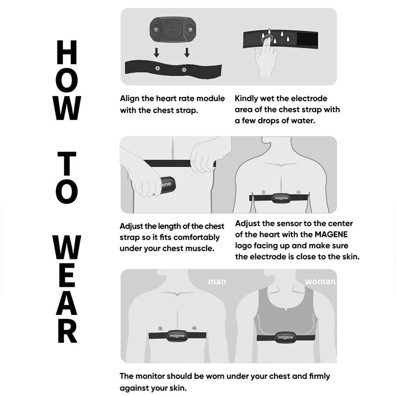 Magene H303 Heart Rate Sensor  - Heart Rate Strap Chest ulasan dan harga