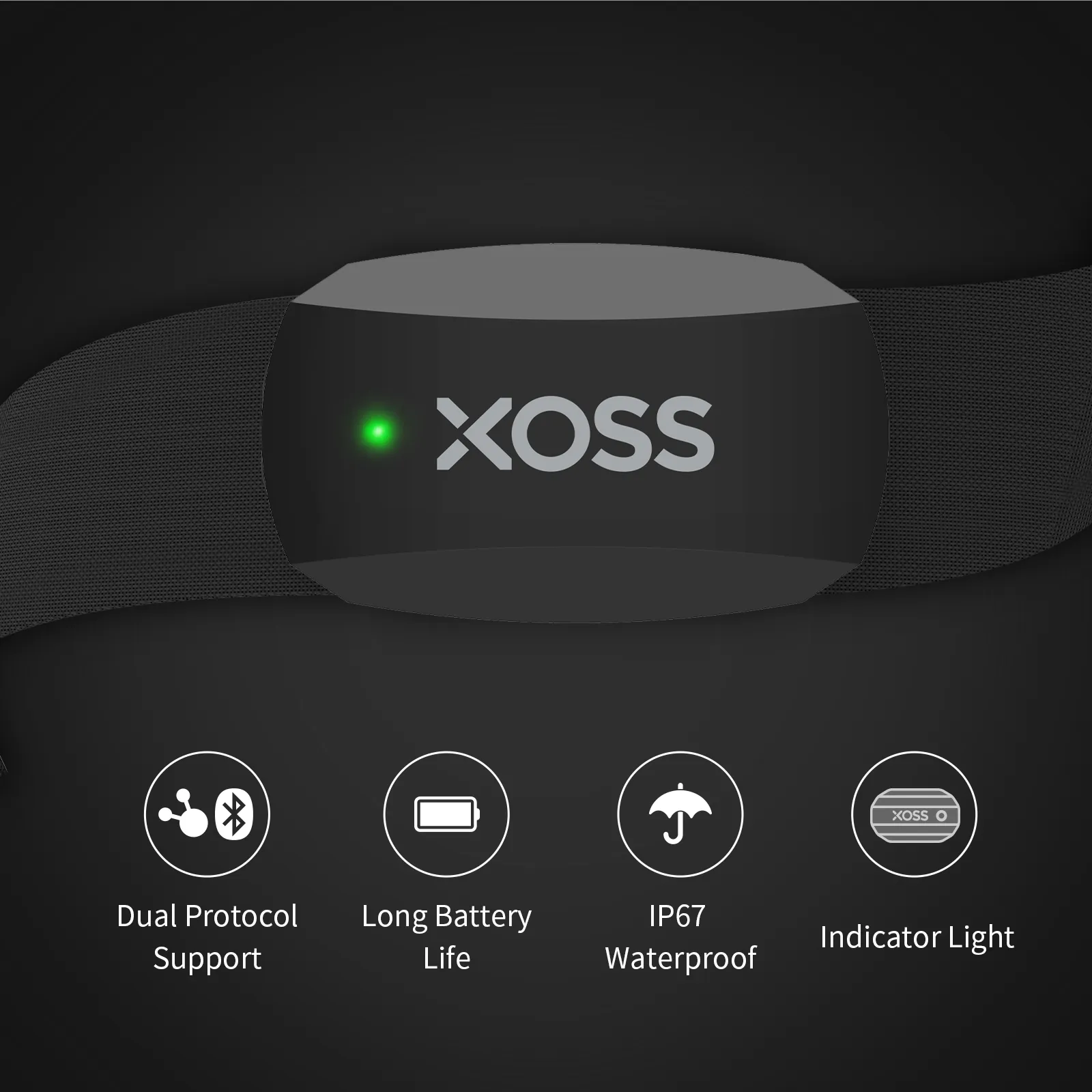 XOSS X2 Chest Strap Heart Rate - Heart Rate Strap Chest ulasan dan harga