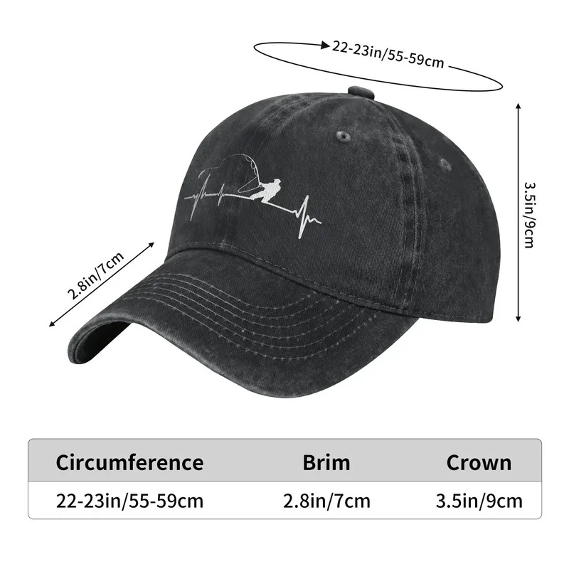 Fishing Heartbeat Baseball Cap - Running Gear Gifts ulasan dan harga