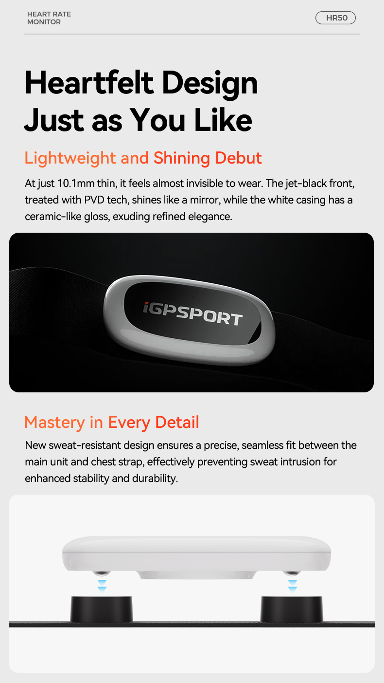 IGPSPORT HR50 Heart Rate Monit - Heart Rate Strap Chest ulasan dan harga