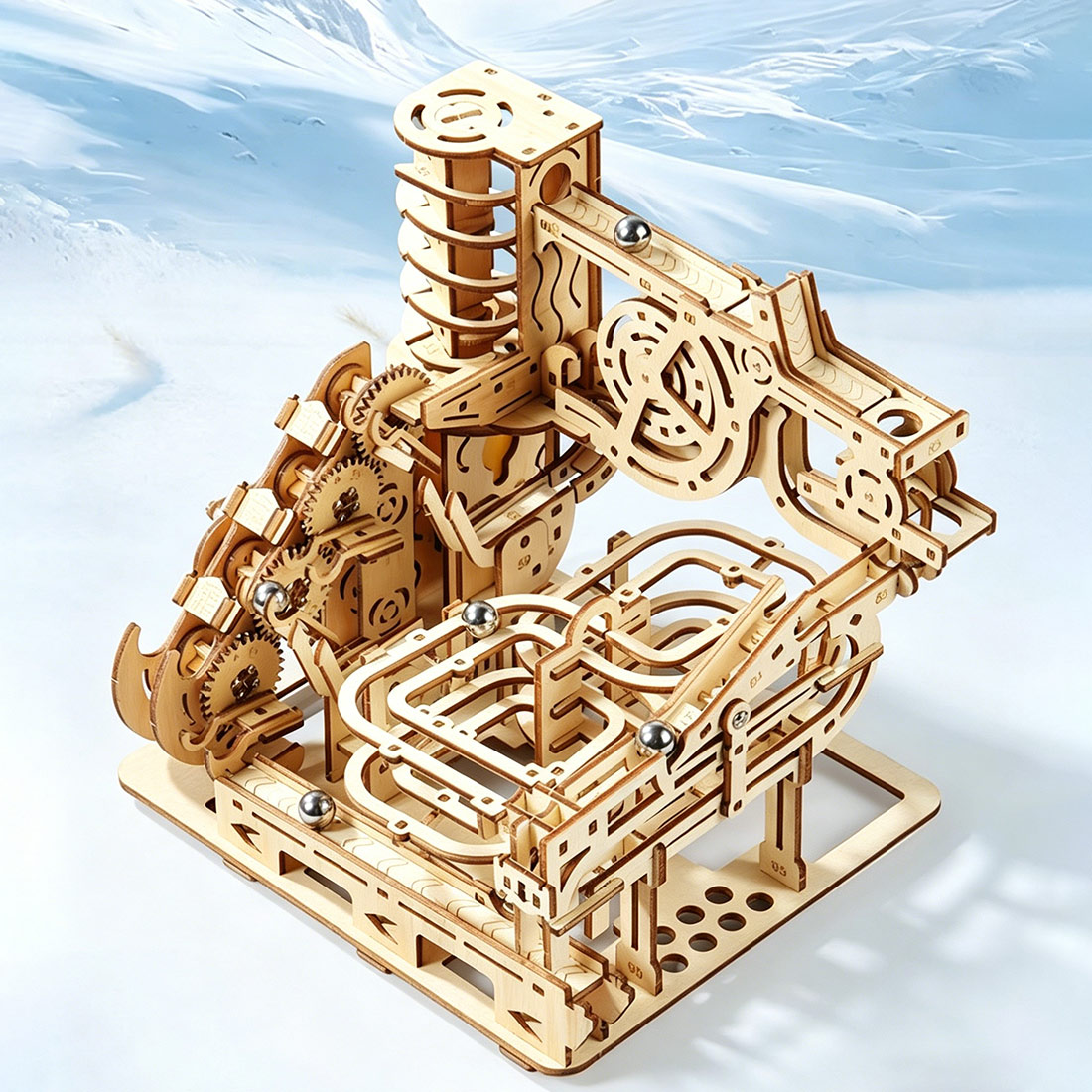3D Wooden Puzzle Mechanical Ma - Running Gear Gifts ulasan dan harga