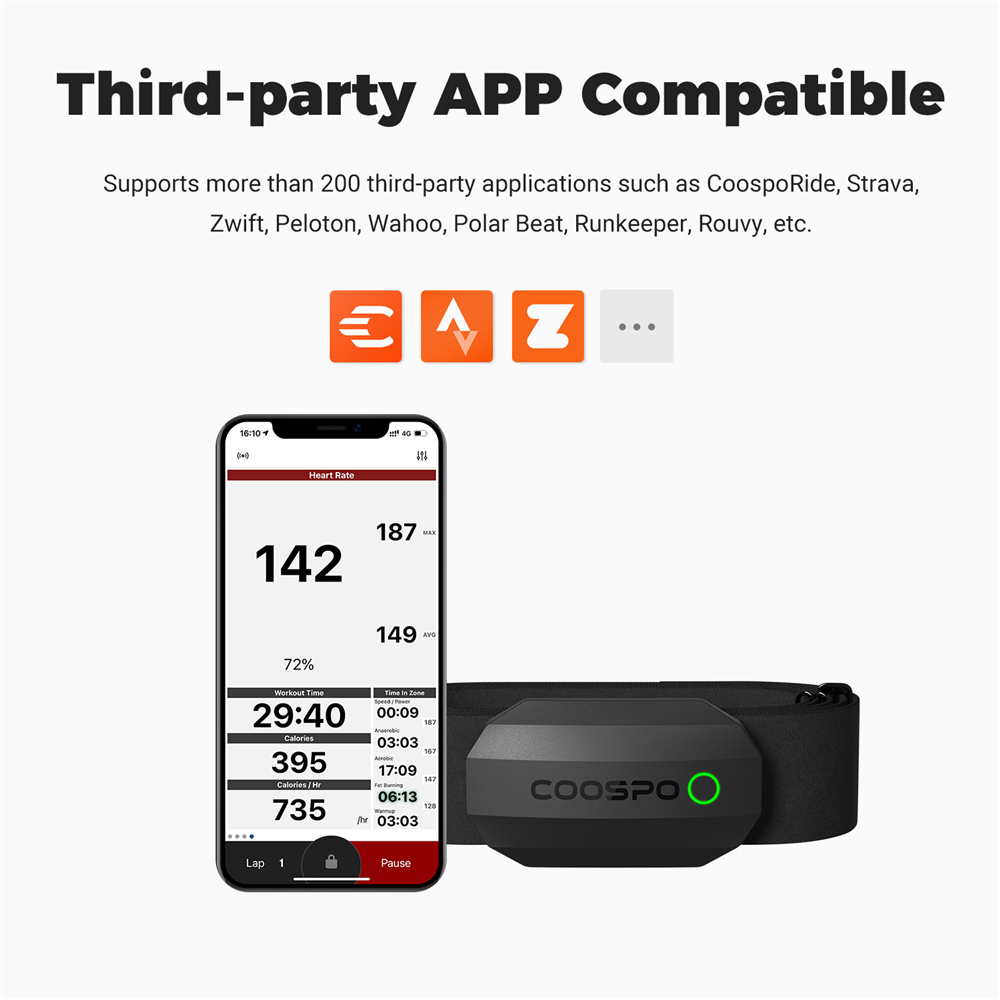 COOSPO H808S Heart Rate Sensor - Heart Rate Strap Chest ulasan dan harga